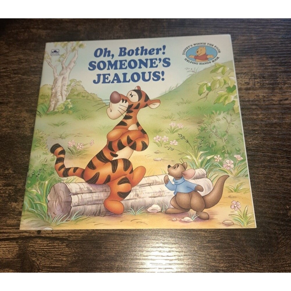 OH, BOTHER! SOMEONE’S JEALOUS DISNEY WINNIE THE POOH HELPING HANDS BOOK